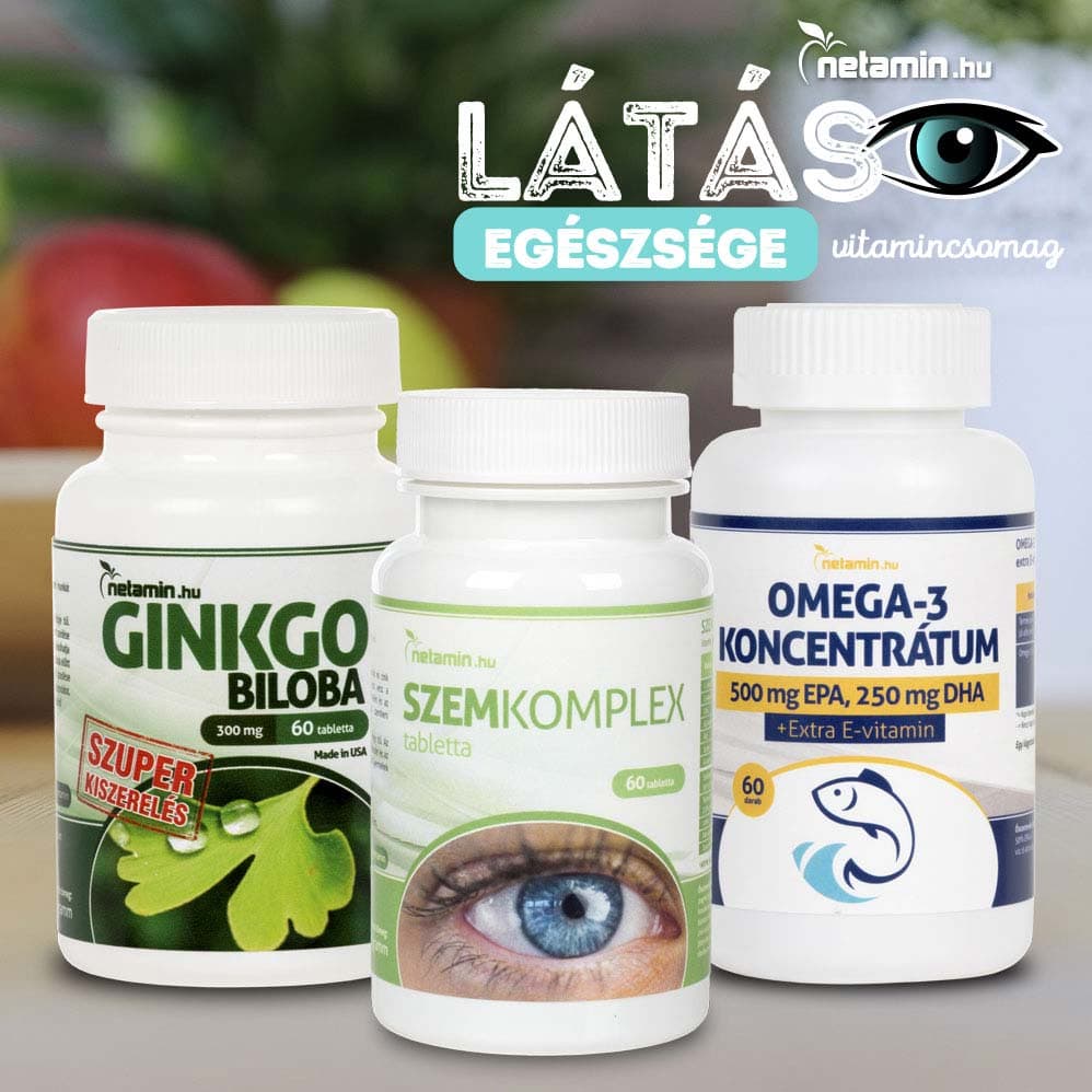 Étrend-kiegészítők az éles látás és a szemek egészségének megőrzéséért, szem vitaminok