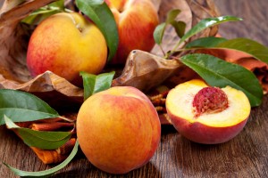 fresh and sweet peach