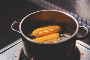 Kukorica főzés