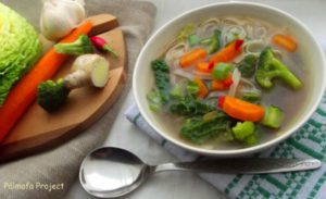 Csípős zöldség leves recept