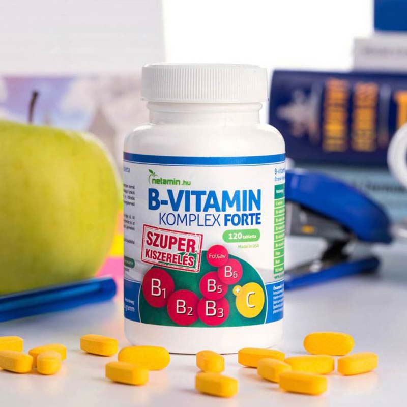Netamin B-vitamin komplex FORTE tabletta