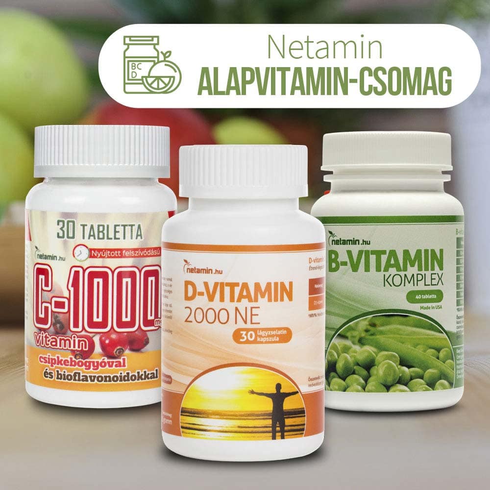Netamin B-vitamin komplex FORTE - db-os kiszerelés!