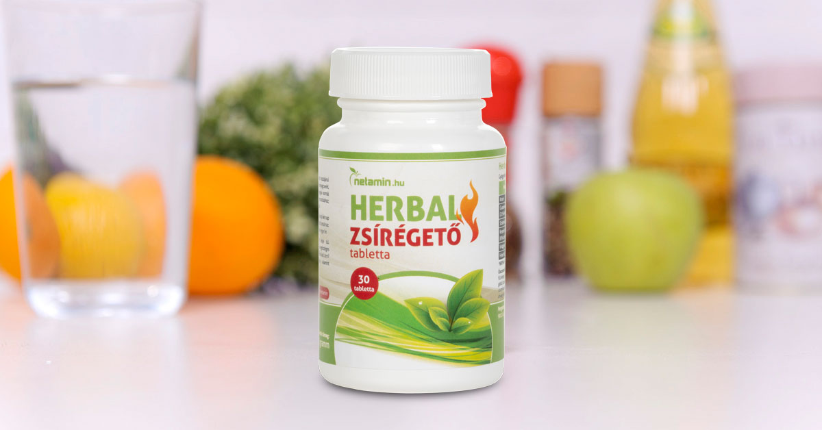 Herbal Zsírégető - Gyógynövény tartalmú zsírégető tabletta
